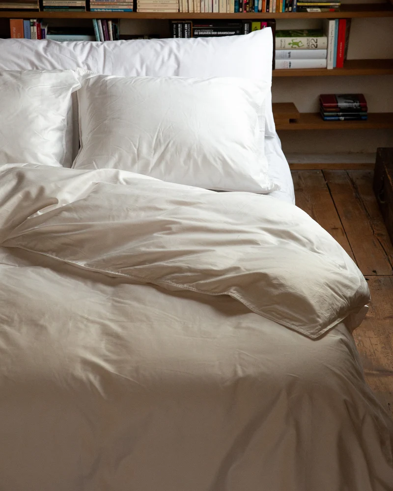 Duvet Cover Satin White