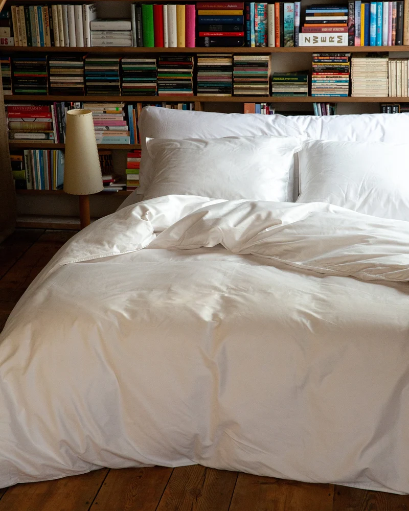 Duvet Cover Satin White