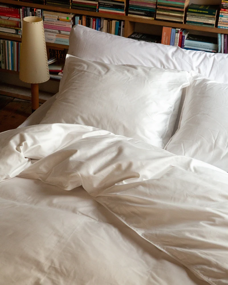 Duvet Cover Satin White