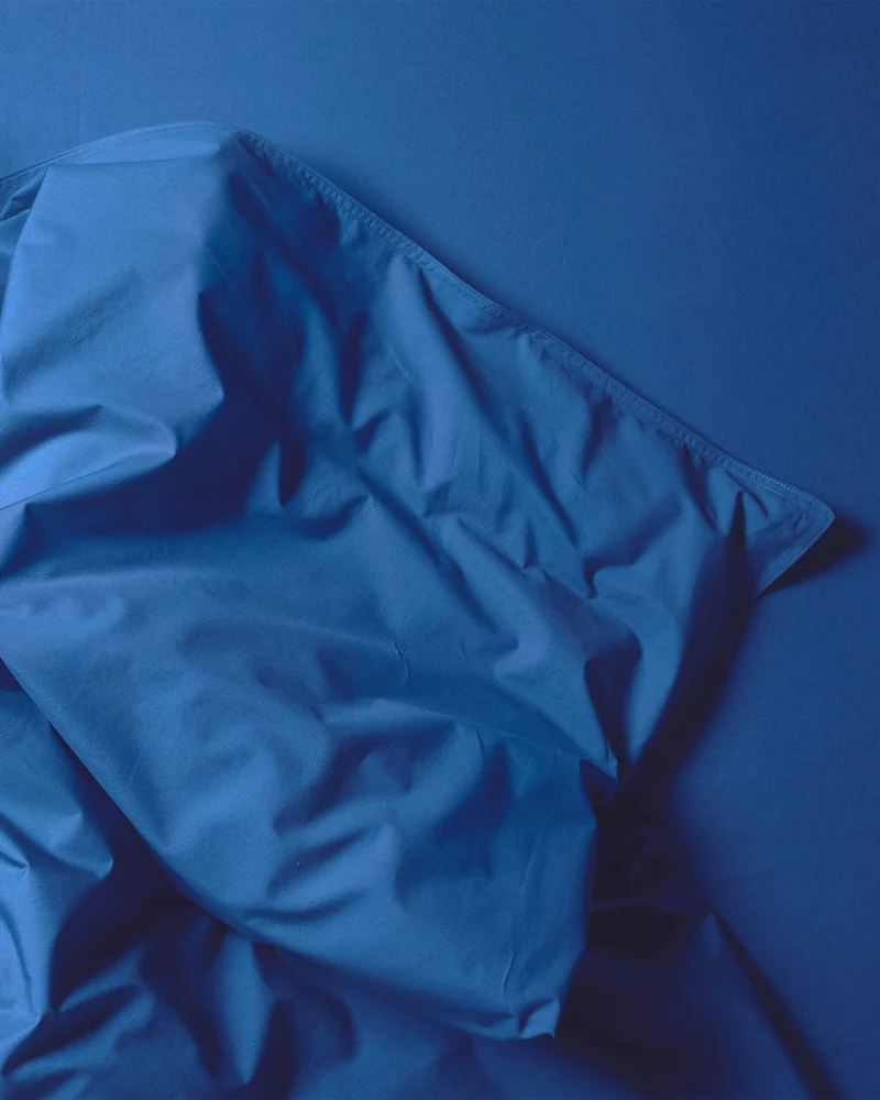Duvet Cover Cotton Cobalt Blue
