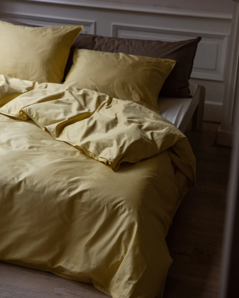 Duvet Cover Satin Buttercream