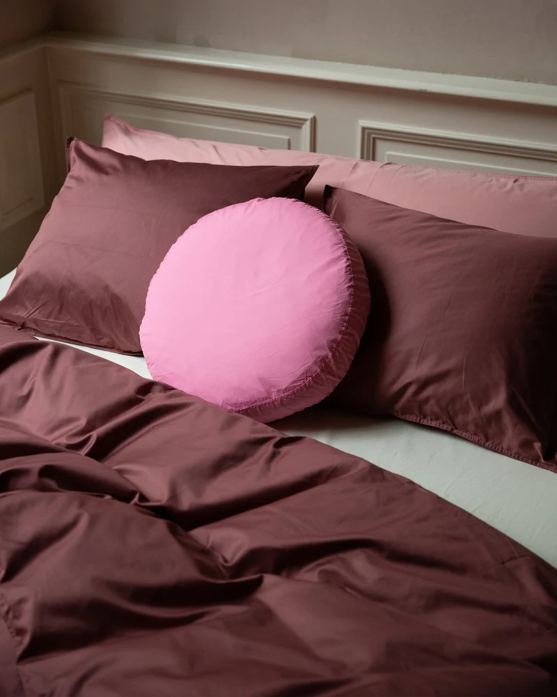Pillowcase Satin Red Wine