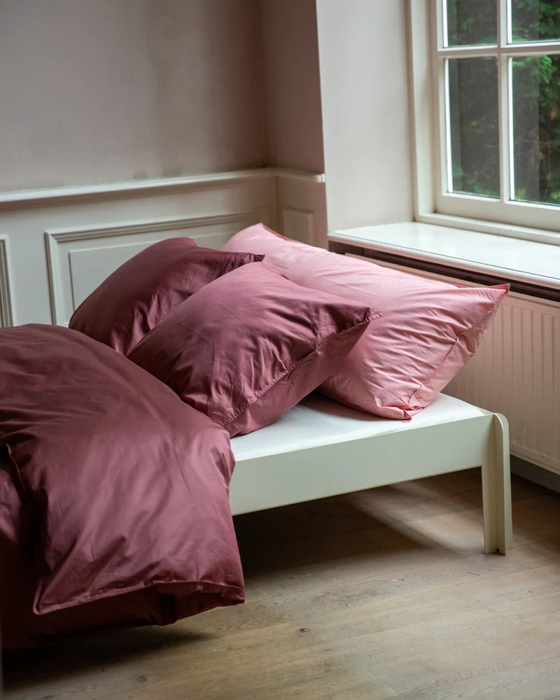 Pillowcase Satin Red Wine