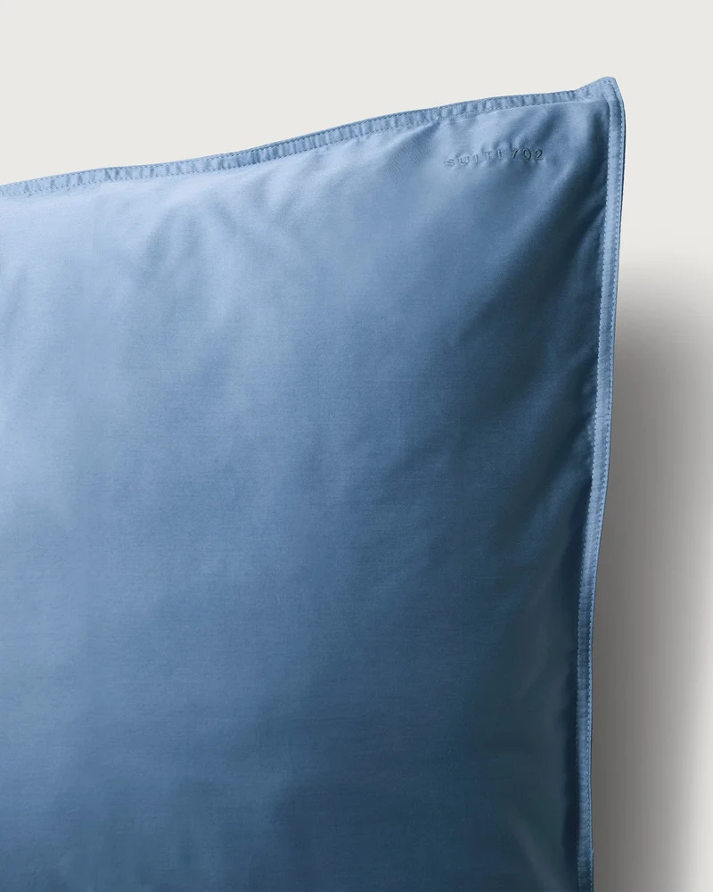 Pillowcase Satin Ocean Blue